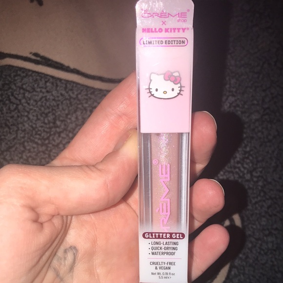 ✨🆕BNIB!Crème Shop x Hello Kitty Limited Edition Glitter Gel in “Star Lit”Pink! - Picture 10 of 10